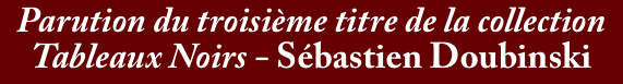 Parution du troisi�me titre de